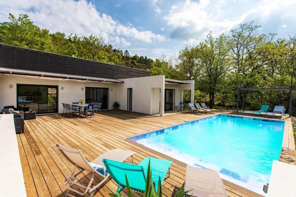 Villa Blanche, Contemporary, Cathars, Couiza, Carcassonne Exterior photo